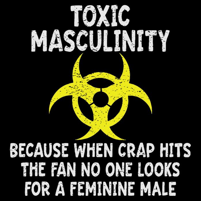 Toxic Masculinity Because When Crap Hits The Fan No One Look Daily Commute Backpack