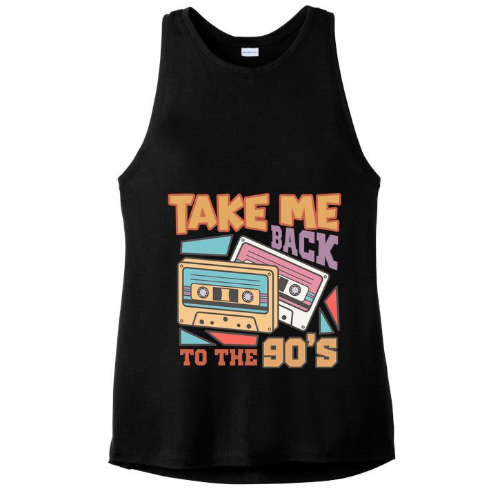 Take Me Back To The 90s Ladies PosiCharge Tri-Blend Wicking Tank