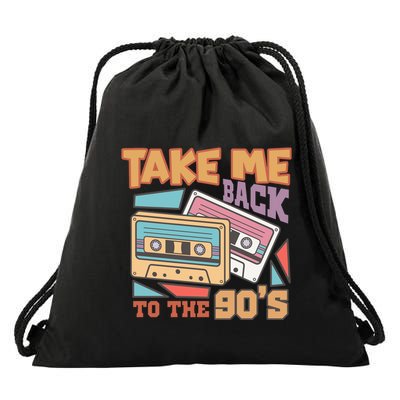 Take Me Back To The 90s Drawstring Bag
