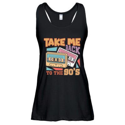 Take Me Back To The 90s Ladies Essential Flowy Tank