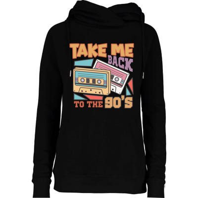 Take Me Back To The 90s Womens Funnel Neck Pullover Hood