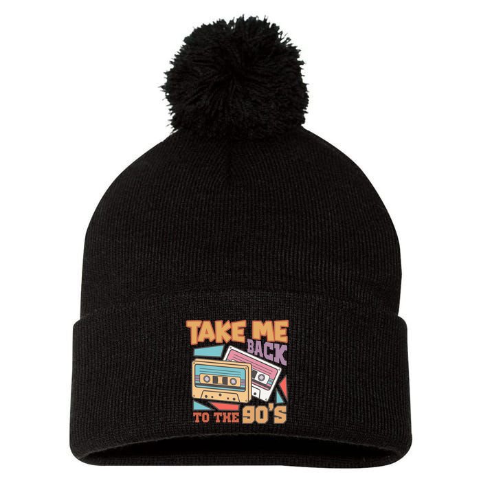 Take Me Back To The 90s Pom Pom 12in Knit Beanie