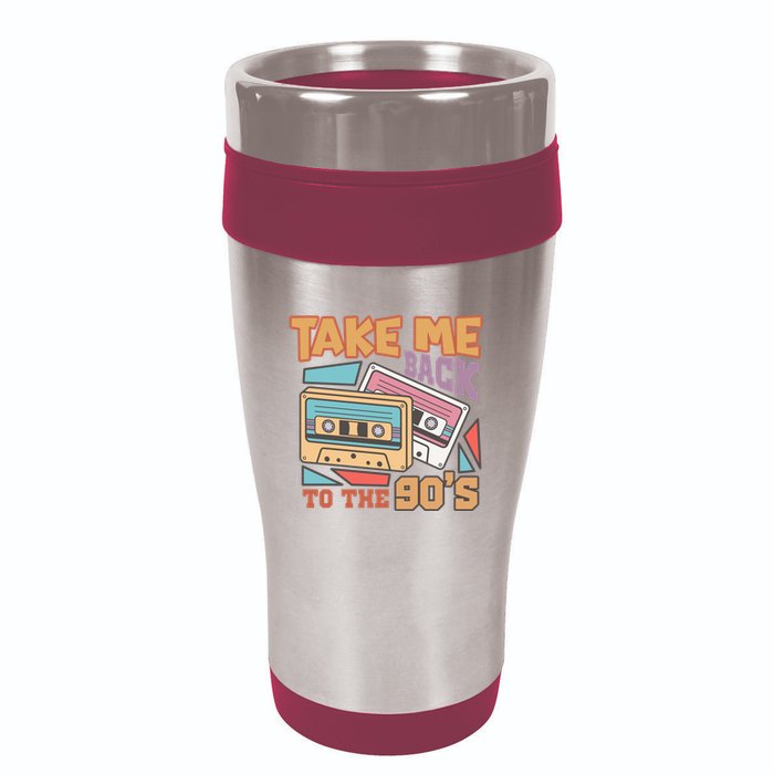 Take Me Back To The 90s 16oz Travel Tumbler