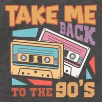 Take Me Back To The 90s Vector Backpack