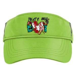 That's My Boy Cool Baseball Design Adult Drive Performance Visor