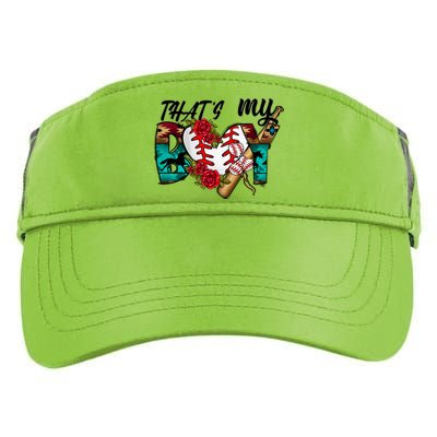 That's My Boy Cool Baseball Design Adult Drive Performance Visor