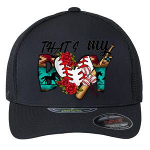 That's My Boy Cool Baseball Design Flexfit Unipanel Trucker Cap