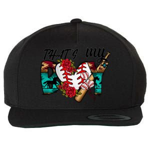 That's My Boy Cool Baseball Design Wool Snapback Cap