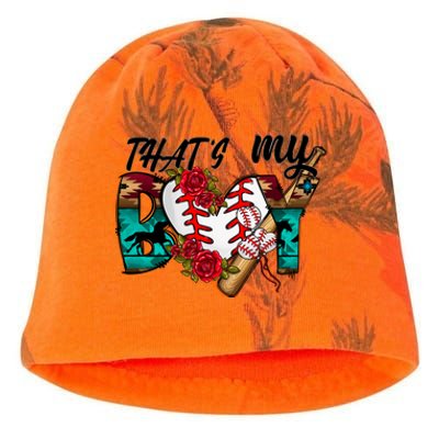 That's My Boy Cool Baseball Design Kati - Camo Knit Beanie