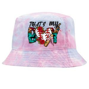 That's My Boy Cool Baseball Design Tie-Dyed Bucket Hat