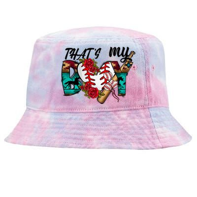 That's My Boy Cool Baseball Design Tie-Dyed Bucket Hat