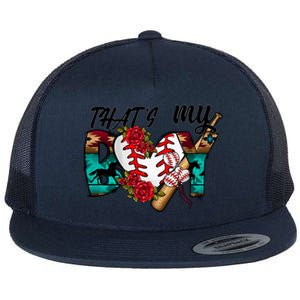 That's My Boy Cool Baseball Design Flat Bill Trucker Hat