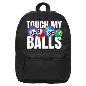 Touch My Balls Bingo Caller 16 in Basic Backpack