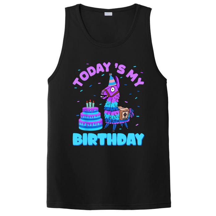 Todays My Birthday Llama Birthday Party Decorations PosiCharge Competitor Tank