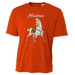 Tangled Maximus Best Horse Pose Cooling Performance Crew T-Shirt