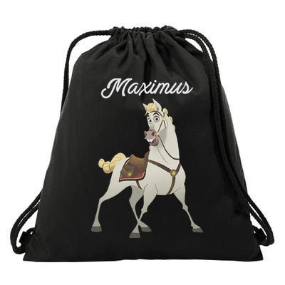 Tangled Maximus Best Horse Pose Drawstring Bag