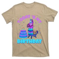 Todays My Birthday Llama Family Party Decorations T-Shirt