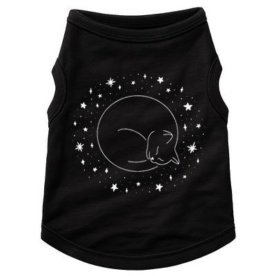 Threadless Midnightcoffee Black Cat Void Doggie Tank