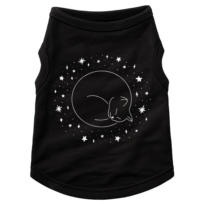 Threadless Midnightcoffee Black Cat Void Doggie Tank