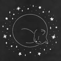 Threadless Midnightcoffee Black Cat Void 15oz Campfire Ceramic Mug