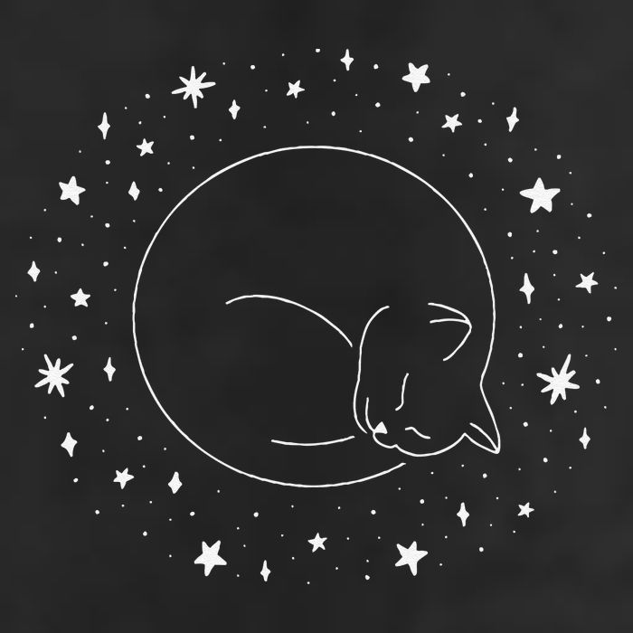 Threadless Midnightcoffee Black Cat Void 15oz Campfire Ceramic Mug