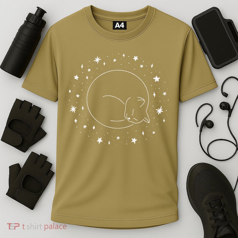 Threadless Midnightcoffee Black Cat Void Performance Shirt