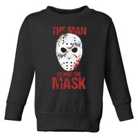 The Man Behind The Mask Lazy Halloween Costume Horror Movie Toddler Sweatshirt