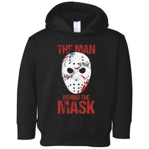 The Man Behind The Mask Lazy Halloween Costume Horror Movie Toddler Hoodie