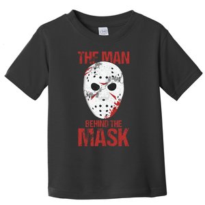 The Man Behind The Mask Lazy Halloween Costume Horror Movie Toddler T-Shirt