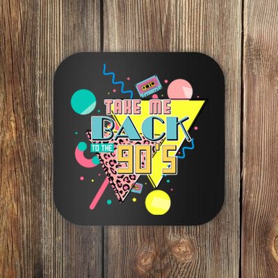 Take Me Back To The 90s Vintage Birthday Retro Style90s Lover Party Coaster