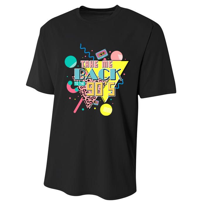 Take Me Back To The 90s Vintage Birthday Retro Style90s Lover Party Performance Sprint T-Shirt