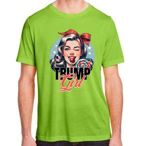 Trump Messy Bun Trump 2024 Election Gift Adult ChromaSoft Performance T-Shirt