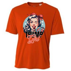 Trump Messy Bun Trump 2024 Election Gift Cooling Performance Crew T-Shirt