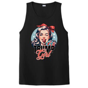 Trump Messy Bun Trump 2024 Election Gift PosiCharge Competitor Tank