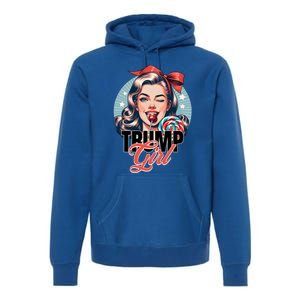 Trump Messy Bun Trump 2024 Election Gift Premium Hoodie