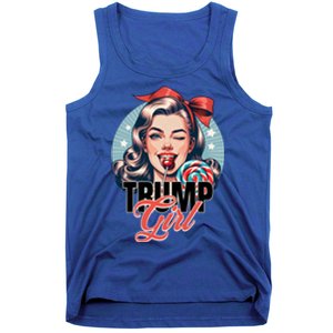 Trump Messy Bun Trump 2024 Election Gift Tank Top