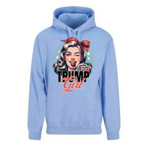 Trump Messy Bun Trump 2024 Election Gift Unisex Surf Hoodie