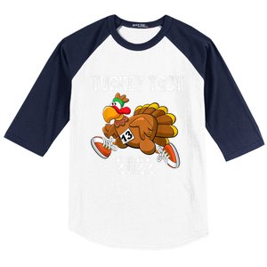 Thanksgiving Master Baster Funny Turkey Day Fall Boys Baseball Sleeve Shirt