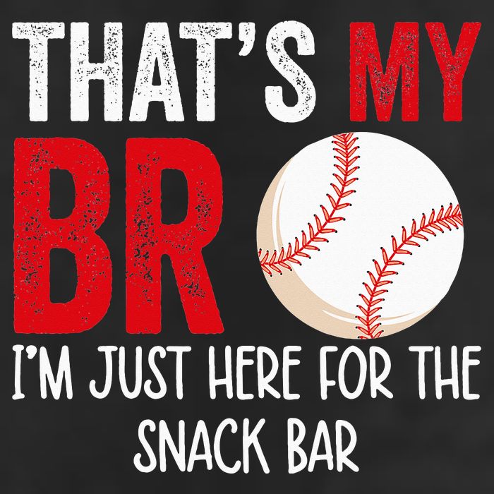 That's My Bro I'm Just Here for Snack Bar brother's Baseball 11oz C Handle Ceramic Mug