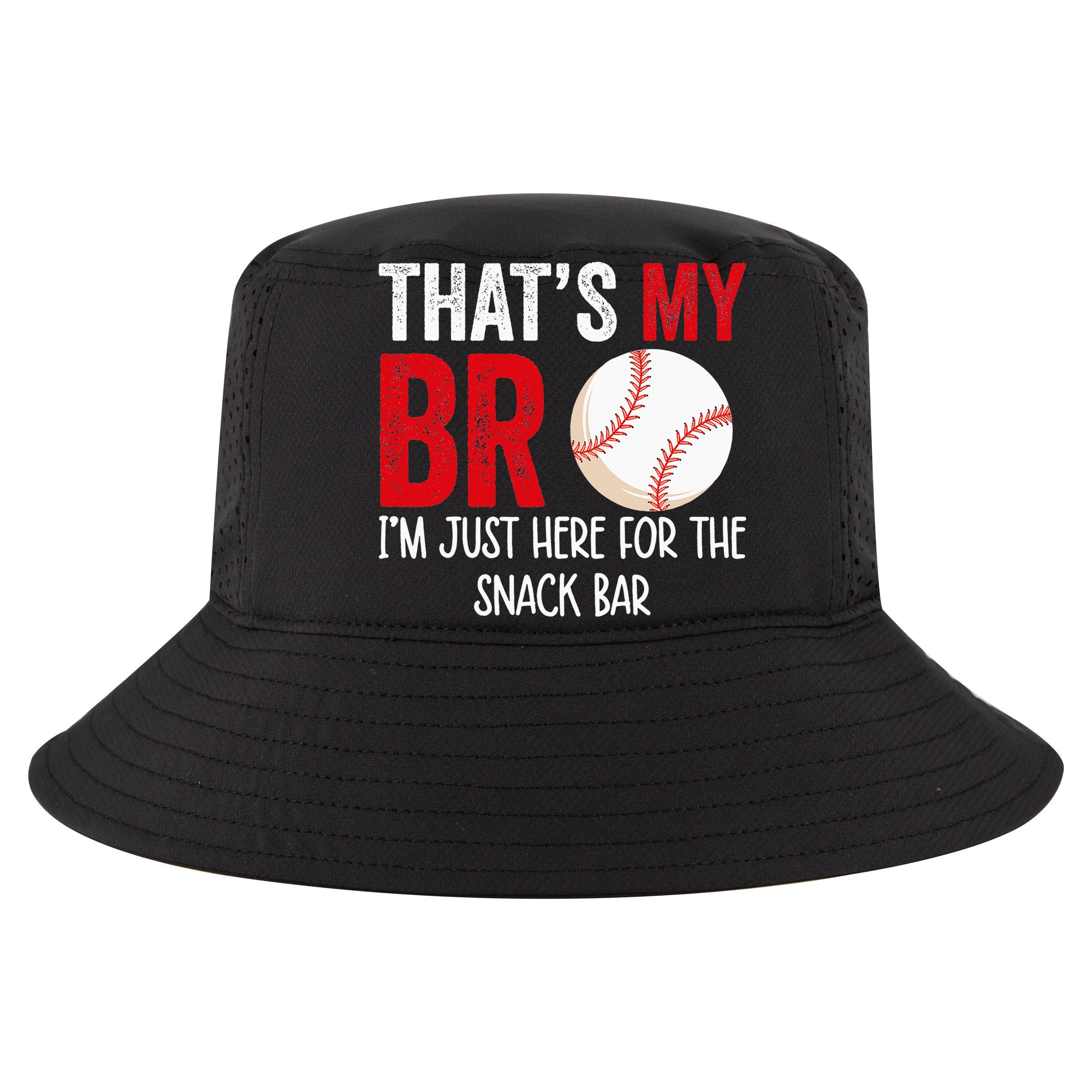 That's My Bro I'm Just Here for Snack Bar brother's Baseball 16 in Basic Backpack