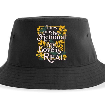 They May Be Fictional By My Love Is Real Sustainable Bucket Hat