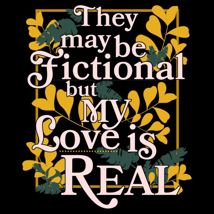 They May Be Fictional By My Love Is Real Flat Bill Trucker Hat