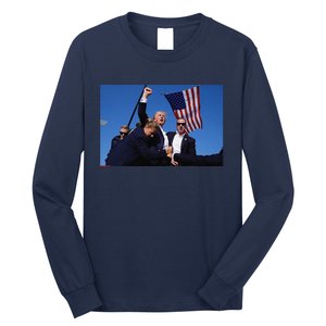 Trump Meme Butler Pennsylvania Trump Rally Today Trump 2024 Long Sleeve Shirt