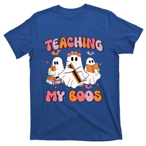 Teaching My Boos Trick Or Teach Spooky Teacher Halloween Gift T-Shirt