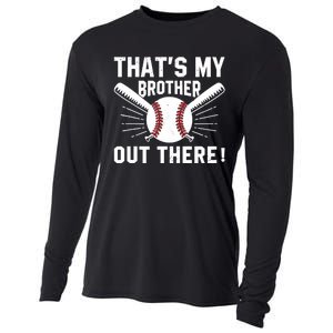 That's My Brother Out There Baseball Player Cooling Performance Long Sleeve Crew