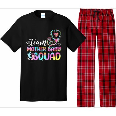 Team Mother Baby Squad Mother Baby Nurse Nursing Mom Pajama Set