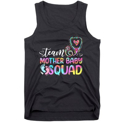 Team Mother Baby Squad Mother Baby Nurse Nursing Mom Tank Top