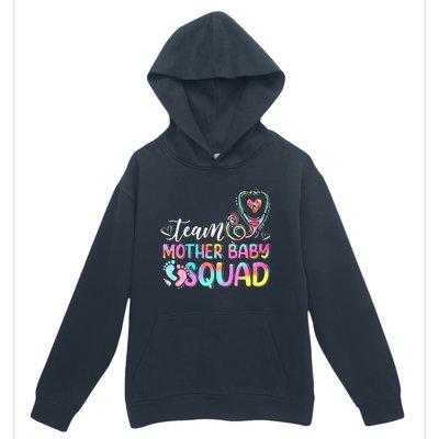 Team Mother Baby Squad Mother Baby Nurse Nursing Mom Urban Pullover Hoodie