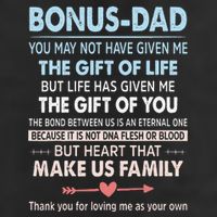 To My Bonus Dad Gift For Father Fathers Day Adult Drive Performance Visor
