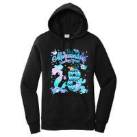 This Mermaid Birthday Girl 8 Year Old 8th Birthday Mermaid Women's Pullover Hoodie